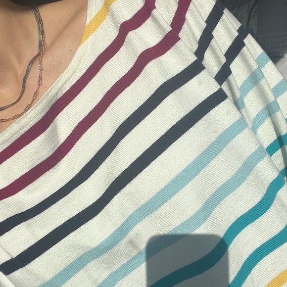 Talbots AUTHENTIC TALBOTS TEE - BOWEN STRIPE size 1x - Picture 9 of 12